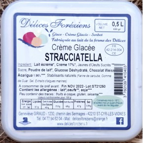 Crème glacée Stracciatella