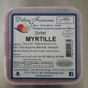 Sorbet Myrtille