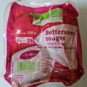 Betteraves cuites 500g