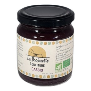 Confiture de cassis bio 250g