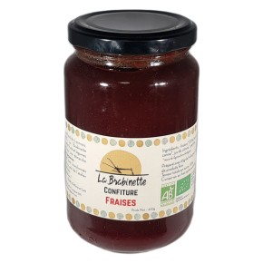 Confiture de fraises bio 420g