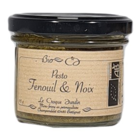 Pesto fenouil & noix bio 95 g