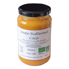 Soupe Butternut coco bio...