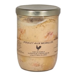 Poulet aux morilles 780g