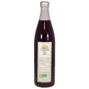 Sirop de mûres bio 50 cl