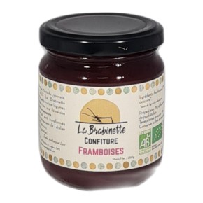 Confiture de framboises bio...