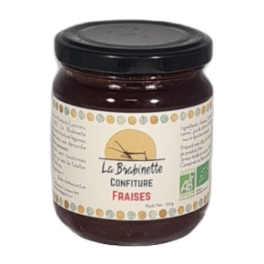 Confiture de fraises bio 250g