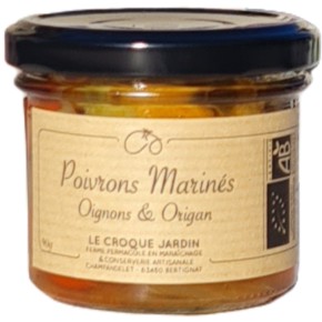 Poivrons marinés bio...