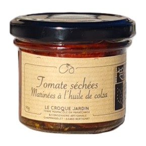 Tomates séchées, marinées à...