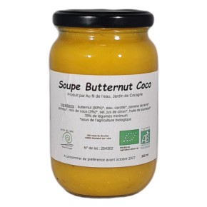 Soupe Butternut coco bio...