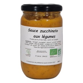 Sauce Zuchinato bio  280  ml