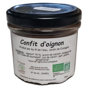 Confit d'oignon bio 100 g